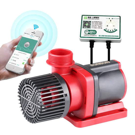 SUNSUN DC variable frequency water pump flow adjustable submersible pump high lift fish tank silent pump DCP DC JDP 18000